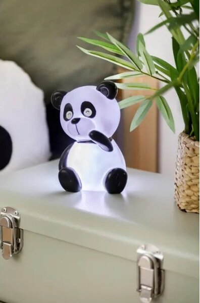 Atmosphera - Lampă LED de veghe pentru copii PANDA LED/3xLR44
