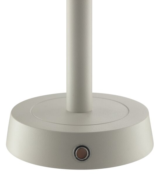 Brilliant - Lampă LED de birou RAZOR, reîncărcabilă, cu reglare a luminozității și control tactil, LED/2,5W/5V 2700K IP44, gri