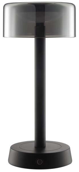 Brilliant - Lampă de birou LED RAZOR, 2,5W/5V, 2700K, IP44, neagră, încărcabilă, cu control tactil și dimmer