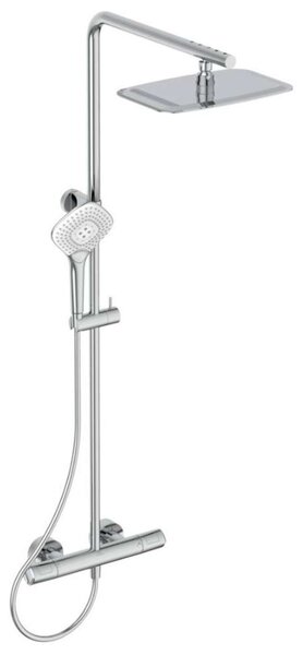 Ideal Standard CeraTherm - Set de duș cu termostat, 300x200 mm, 3 jeturi, crom A7705AA