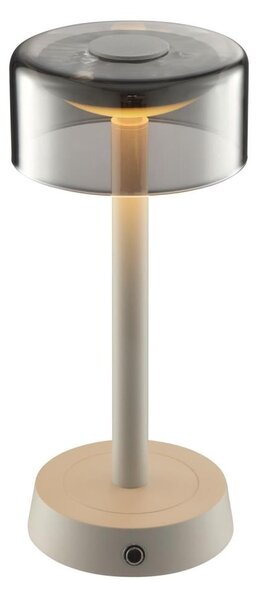 Brilliant - Lampă LED de birou RAZOR, reîncărcabilă, cu reglare a luminozității și control tactil, LED/2,5W/5V 2700K IP44, gri
