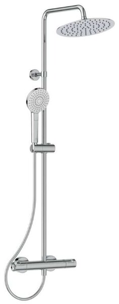 Ideal Standard CeraTherm - Set de duș cu termostat, diametru 250 mm, 3 jeturi, crom A7565AA