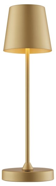 Brilliant - Lampă de birou LED ELORA, tactilă, reîncărcabilă și reglabilă, 2,5W/5V, 2700K, IP44, auriu
