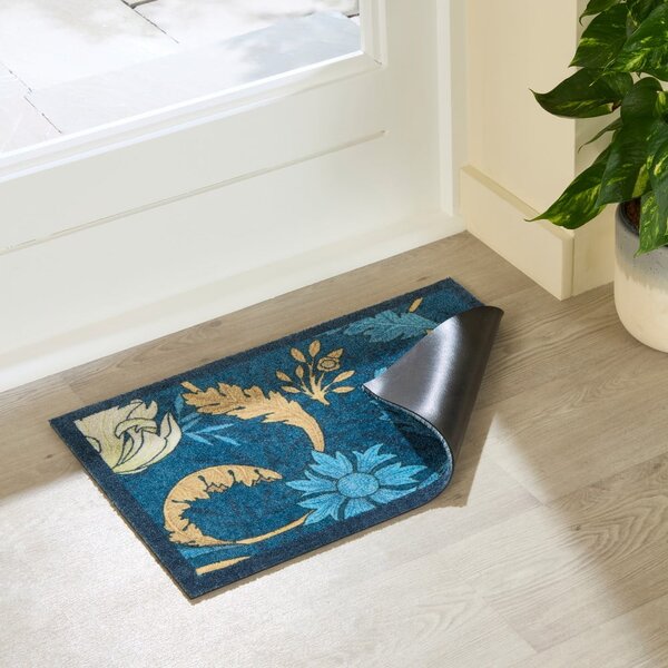 Covoraș de intrare 40x60 cm William Morris Blue – Artsy Doormats