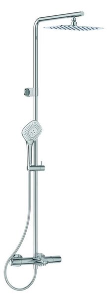 Ideal Standard CeraTherm - Set de duș cu termostat de cadă, 200x300 mm, 3 jeturi, crom A7591AA