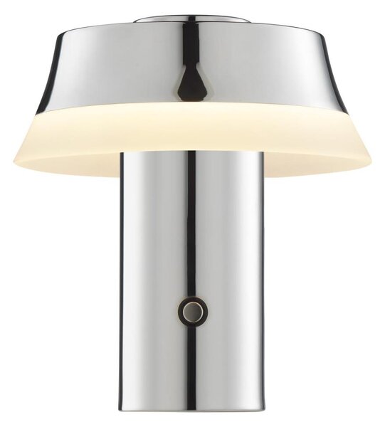 Brilliant - Lampă de masă LED tactilă, dimabilă și reîncărcabilă KINICH LED/2,5W/5V 2700K crom lucios