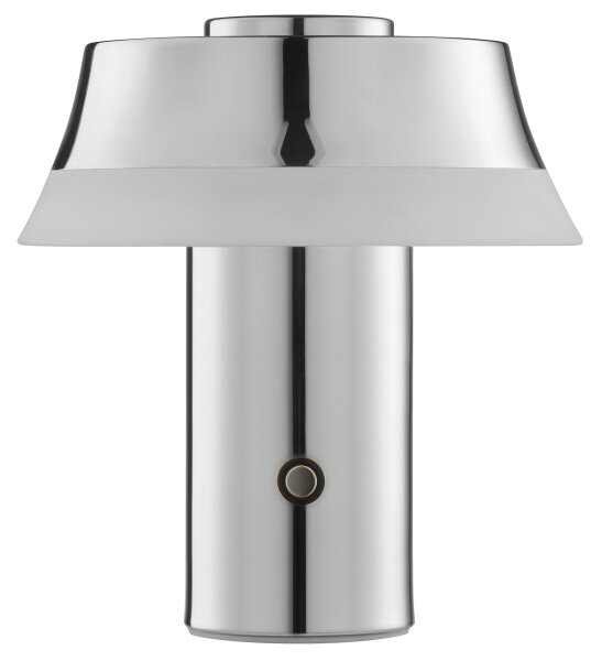 Brilliant - Lampă de masă LED tactilă, dimabilă și reîncărcabilă KINICH LED/2,5W/5V 2700K crom lucios