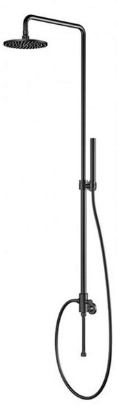 Steinberg 100 - Set de duș fără baterie, diametru 200 mm, negru mat 100 2770 S