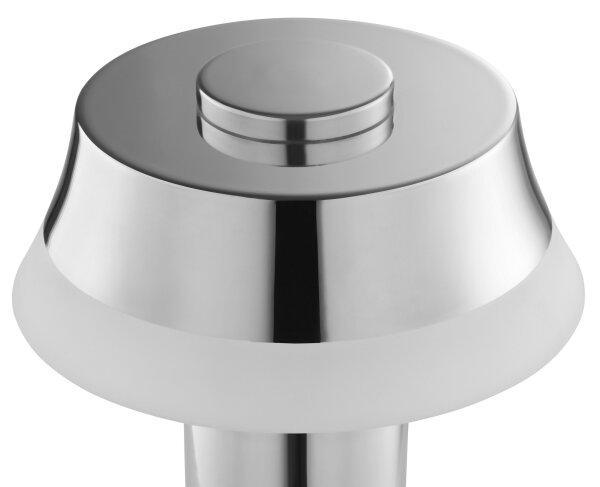 Brilliant - Lampă de masă LED tactilă, dimabilă și reîncărcabilă KINICH LED/2,5W/5V 2700K crom lucios