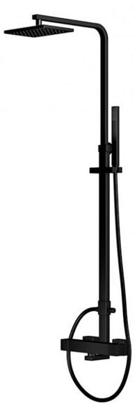 Steinberg 160 - Set de duș cu termostat, 145 x 220 mm, negru mat 160 2721 S