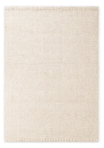 Covor crem-fildeș țesut manual din amestesc de lână 80x150 cm Majoli – Elle Decoration