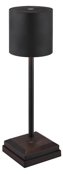 Globo 58487B - Lampă de birou LED DIXON, dimabilă, cu control tactil și reîncărcabilă, 1,5W/5V 2200 mAh, neagră