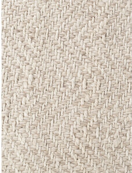 Covor crem-fildeș țesut manual din amestesc de lână 80x150 cm Majoli – Elle Decoration
