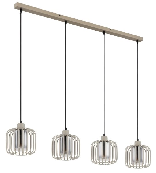 Globo ALFRED 15758-4H - Lustră suspendată pe cablu, 4xE27/40W/230V