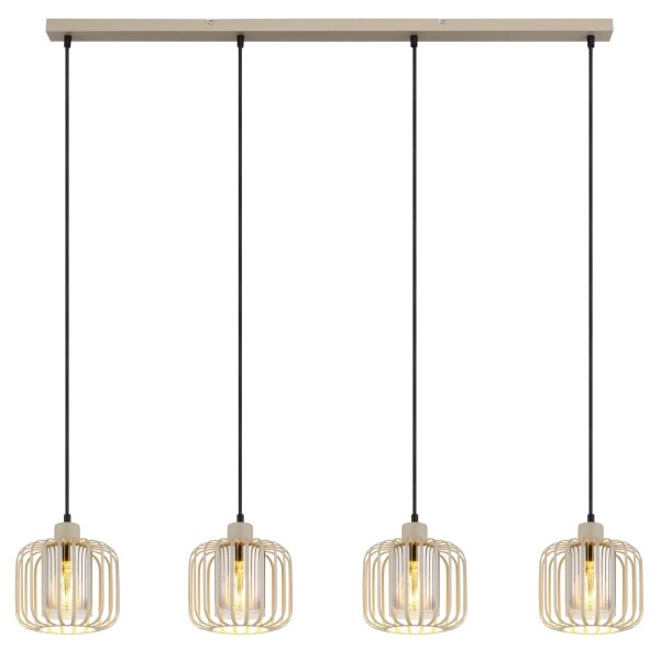 Globo ALFRED 15758-4H - Lustră suspendată pe cablu, 4xE27/40W/230V