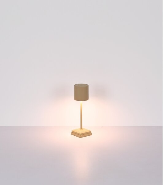 Globo 58487S - Lampă de birou LED DIXON, reîncărcabilă, cu reglaj tactil, 1,5 W/5 V, 2200 mAh, bej