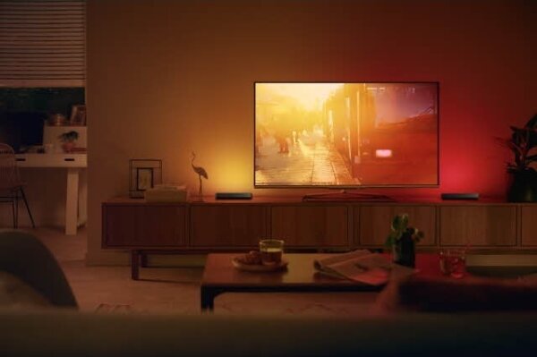 Set de extensie lampă de masă LED RGB dimabilă Hue PLAY AMBIANCE LED/6W/230V neagră Philips