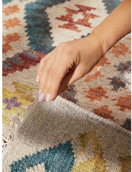 Covor reversibil, țesut manual din lână 120x170 cm Kamal Oasis – Nouristan