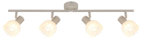 Globo 54317-4 - Plafonieră cu spoturi PLANTA 4xE14/40W/230V