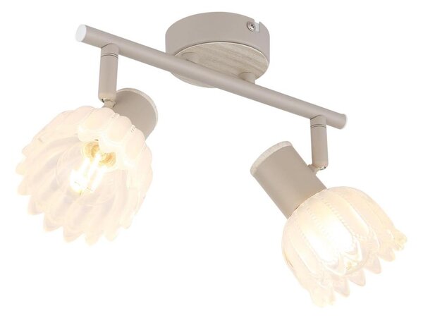 Globo PLANTA 54317-2 - Lampă spot 2xE14/40W/230V
