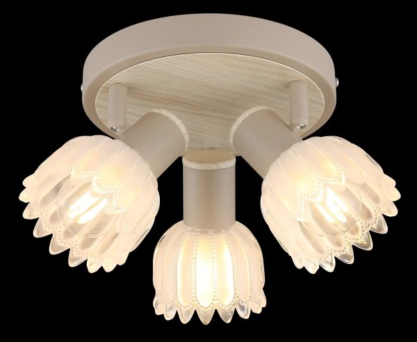 Globo 54317-3 - Lampă spot PLANTA 3xE14/40W/230V