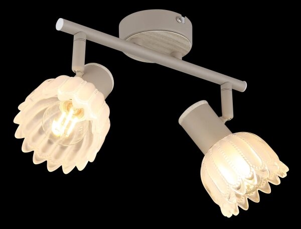 Globo PLANTA 54317-2 - Lampă spot 2xE14/40W/230V