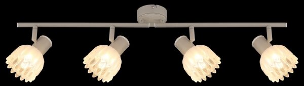 Globo 54317-4 - Plafonieră cu spoturi PLANTA 4xE14/40W/230V