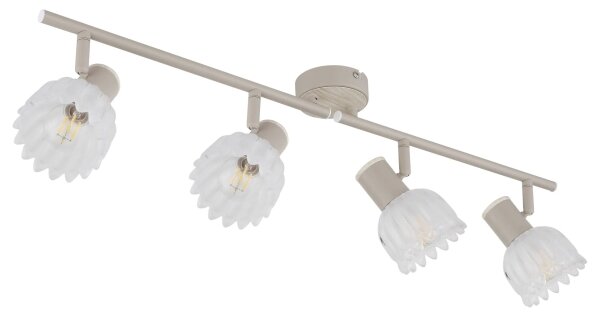 Globo 54317-4 - Plafonieră cu spoturi PLANTA 4xE14/40W/230V