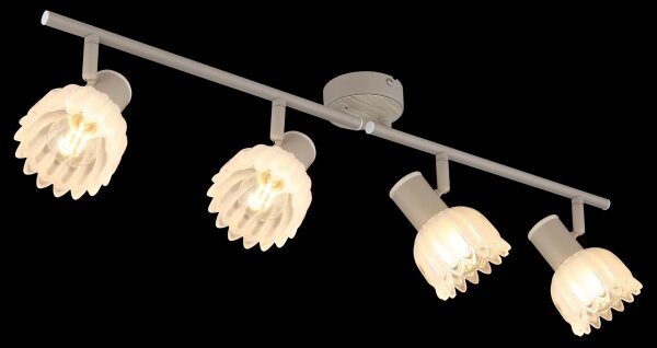 Globo 54317-4 - Plafonieră cu spoturi PLANTA 4xE14/40W/230V