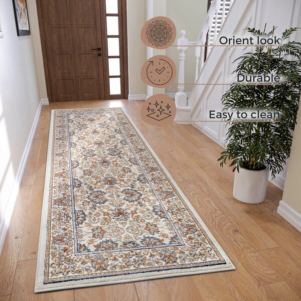 Covor tip traversă crem 80x240 cm Orient Saraceni – Hanse Home