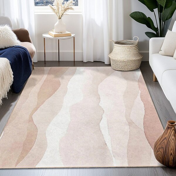 Covor crem lavabil 80x150 cm Komodo Beach – Mila Home