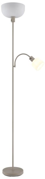Lampă de podea HINTON Globo 59947S 1xE27/40W/230V + 1xE14/25W