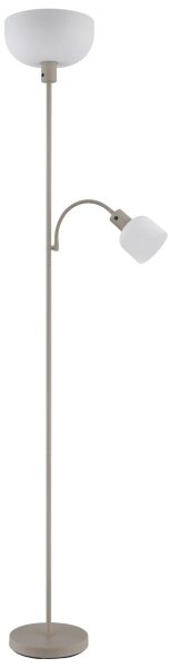 Lampă de podea HINTON Globo 59947S 1xE27/40W/230V + 1xE14/25W