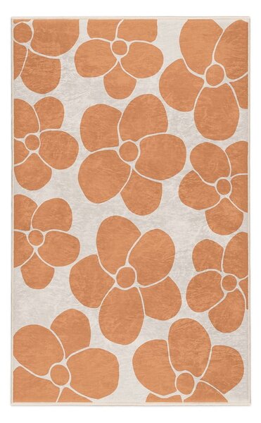 Covor portocaliu lavabil 80x150 cm Orange Meadow – Mila Home