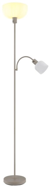 Lampă de podea HINTON Globo 59947S 1xE27/40W/230V + 1xE14/25W