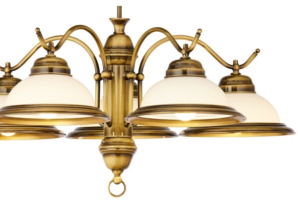 Lustră OPÁL 5xE27/60W/230V Jupiter 15 OZ-5