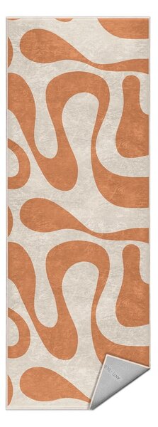 Covor tip traversă portocaliu lavabil 60x230 cm Caramel Latte – Mila Home