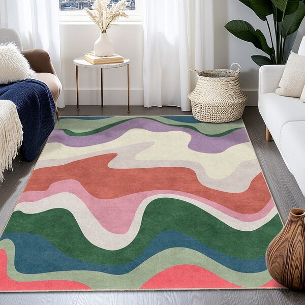 Covor tip traversă lavabil 60x230 cm Squiggly Breeze – Mila Home