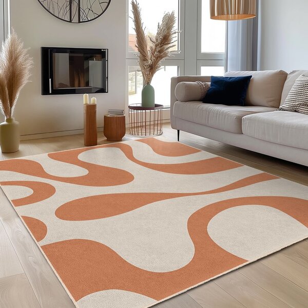 Covor portocaliu lavabil 160x230 cm Caramel Latte – Mila Home