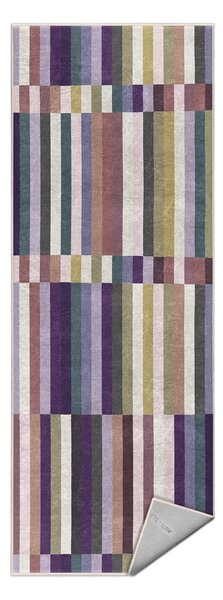 Covor tip traversă mov lavabil 60x230 cm Purple Rain – Mila Home