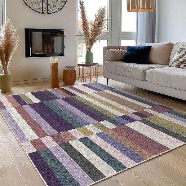 Covor mov lavabil 160x230 cm Purple Rain – Mila Home