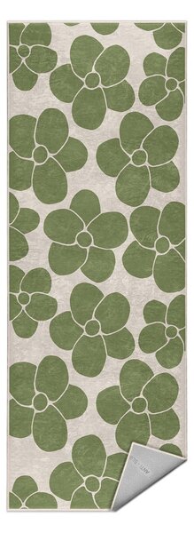 Covor tip traversă verde lavabil 60x230 cm Green Meadow – Mila Home
