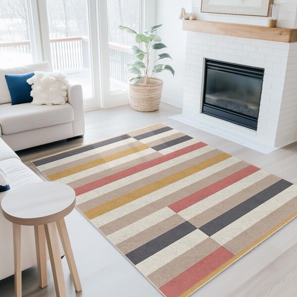 Covor tip traversă lavabil 80x200 cm Rosy Bandas – Mila Home