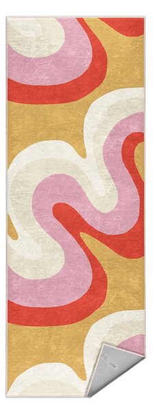 Covor tip traversă galben-roz lavabil 60x230 cm Raspberry Creamsicle – Mila Home