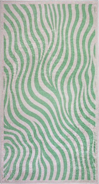 Covor verde lavabil 60x100 cm Green Zebra – Vitaus