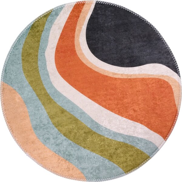 Covor lavabil rotund ø 120 cm Colors of Joy – Vitaus