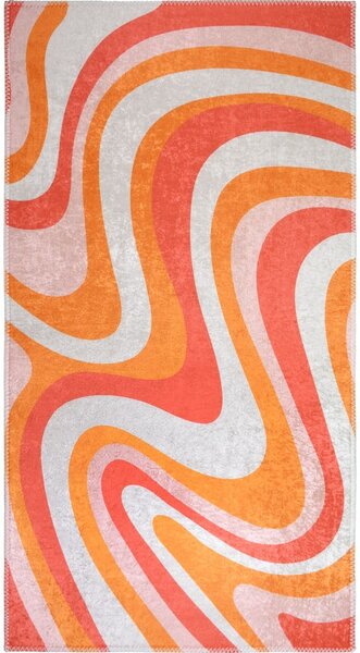 Covor portocaliu lavabil 80x150 cm Colors of Joy – Vitaus