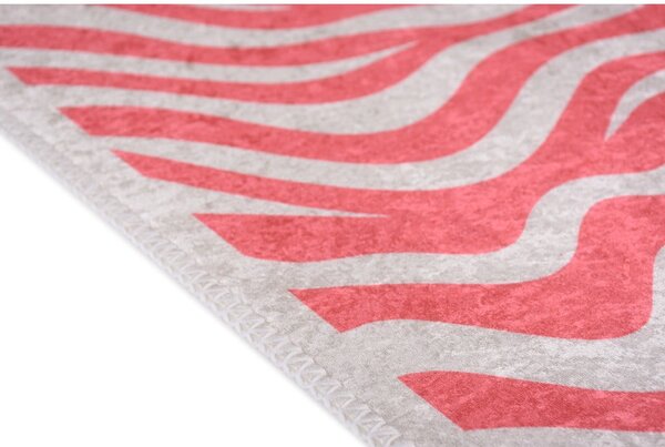 Covor roz lavabil 60x100 cm Red Zebra – Vitaus