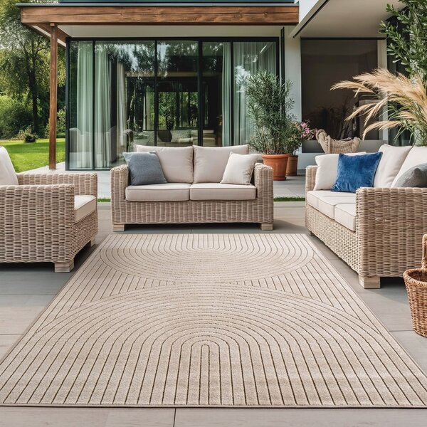 Covor pentru exterior și interior bej 80x150 cm Nova 1201 – Ayyildiz Carpets