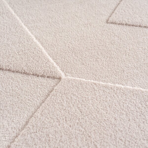 Covor crem lavabil 80x150 cm Pompei 1613 – Ayyildiz Carpets